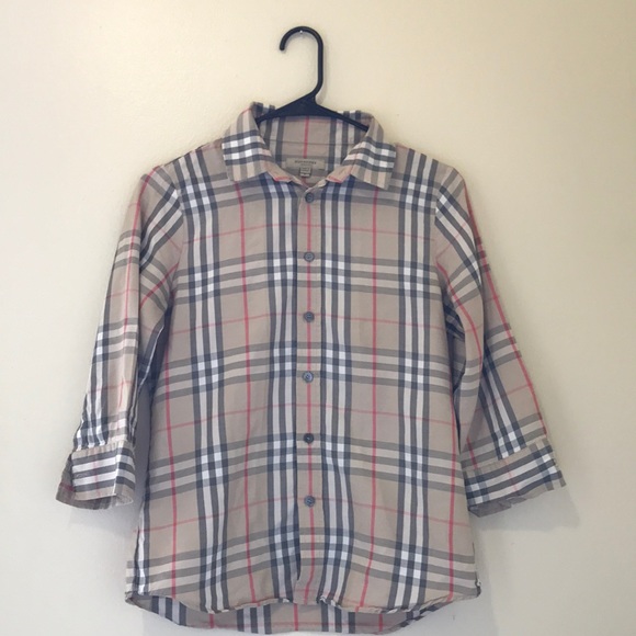 Burberry Tops - Burberry 3/4 length button down shirt